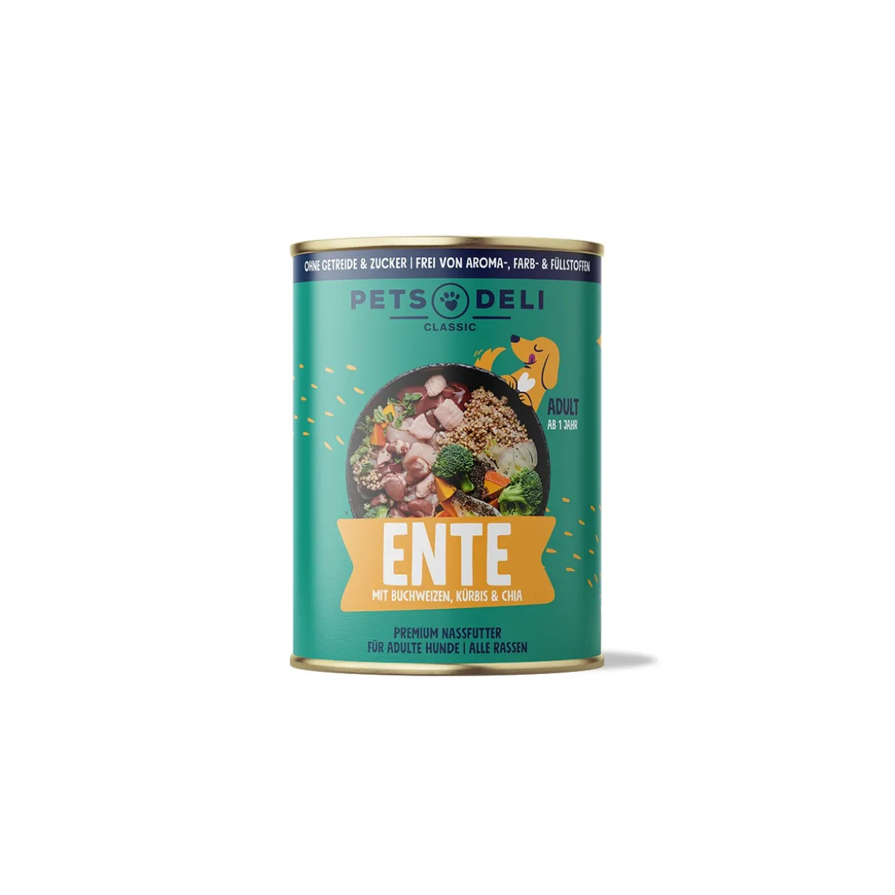 Adult bœuf au brocoli, à la papaye, à l’amarante & basilic 6 x 400 g Canard au sarrasin 6x400 g