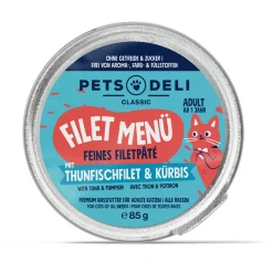 Adult filet de thon Menu à la courge & au basilic 12 x 85 g