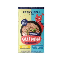 Adult Filet Menu Multipack filet de poulet & filet de thon 6 x 85 g