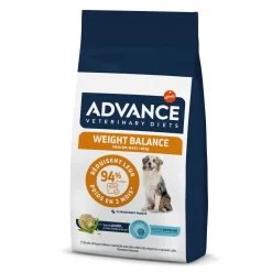 ADVANCE Affinity Veterinary Diets Weight Balance Medium-Maxi - croquettes pour chiens en surpoids 12 kg