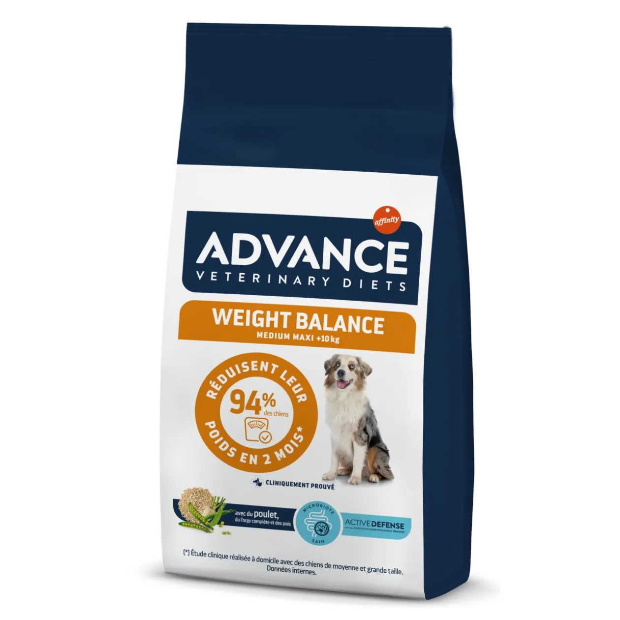ADVANCE Affinity Veterinary Diets Weight Balance Medium-Maxi - croquettes pour chiens en surpoids 12 kg