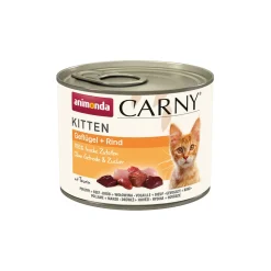 animonda Carny nourriture humide pour chatons Volaille et bœuf 24x200 g