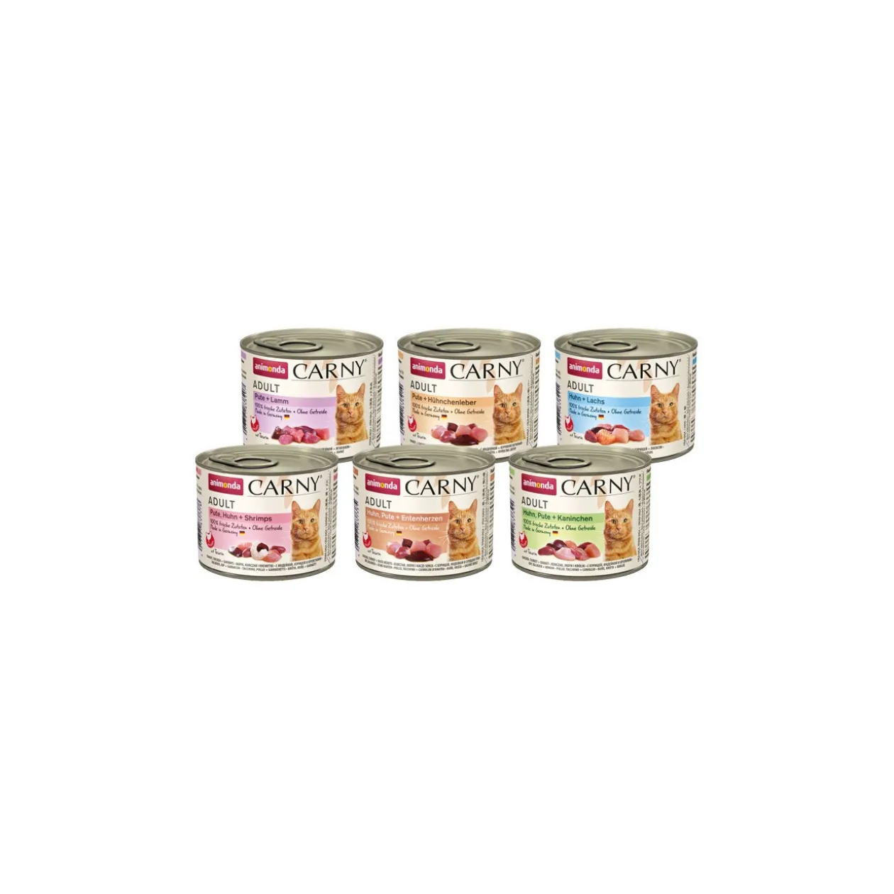 animonda Carny nourriture humide pour chat adulte, pack mixte 6x200 g