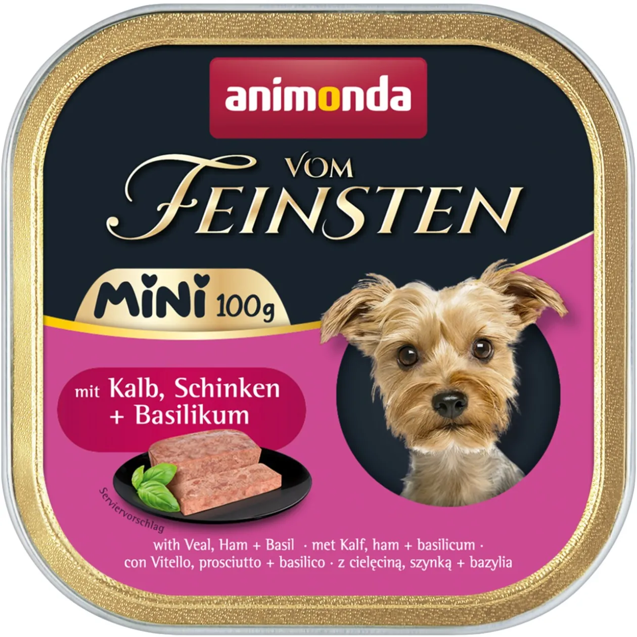 animonda Vom Feinsten Adult Mini 32 x 100 g Veau & jambon