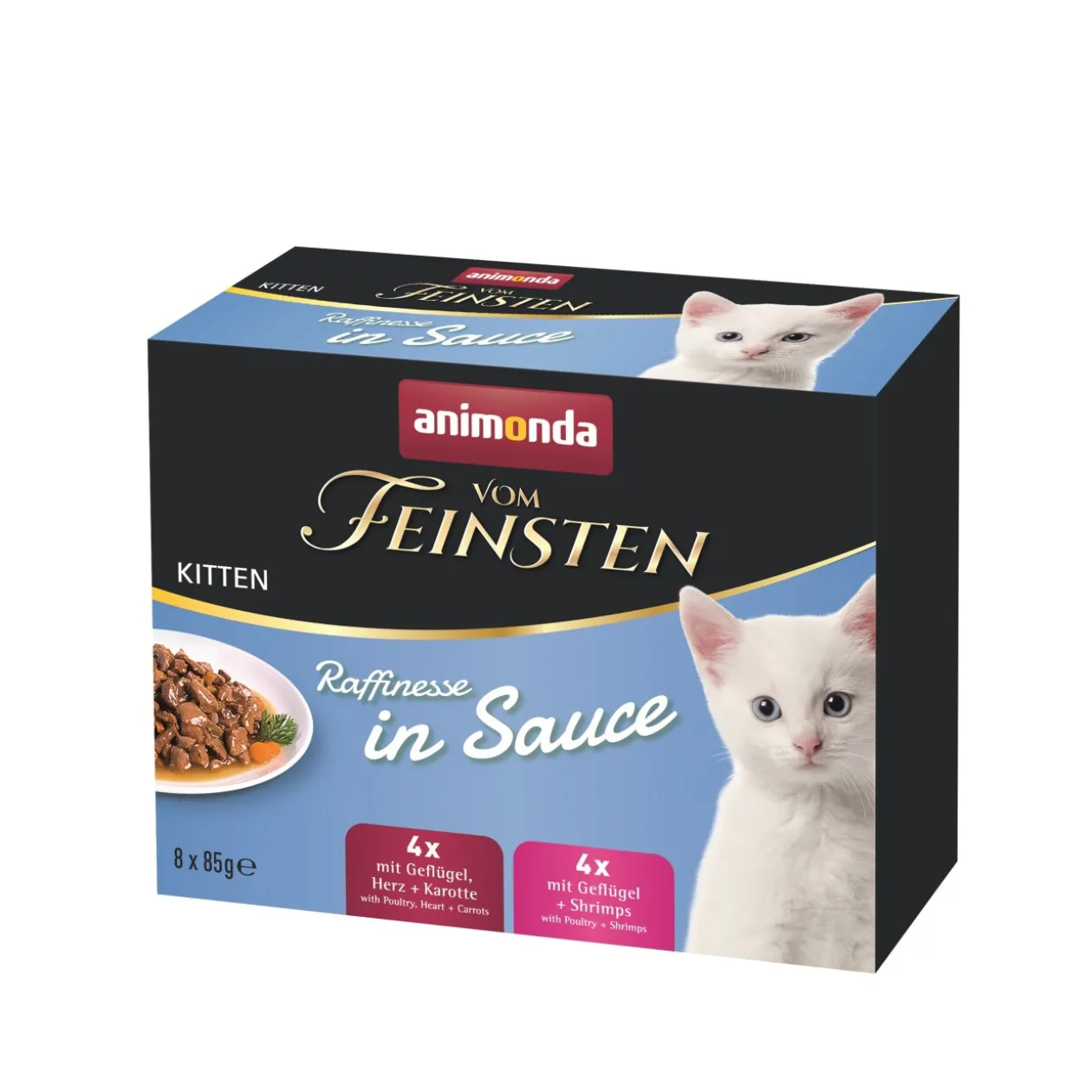 animonda Vom Feinsten Kitten Raffinesse en sauce pack mixte 8 x 85 g