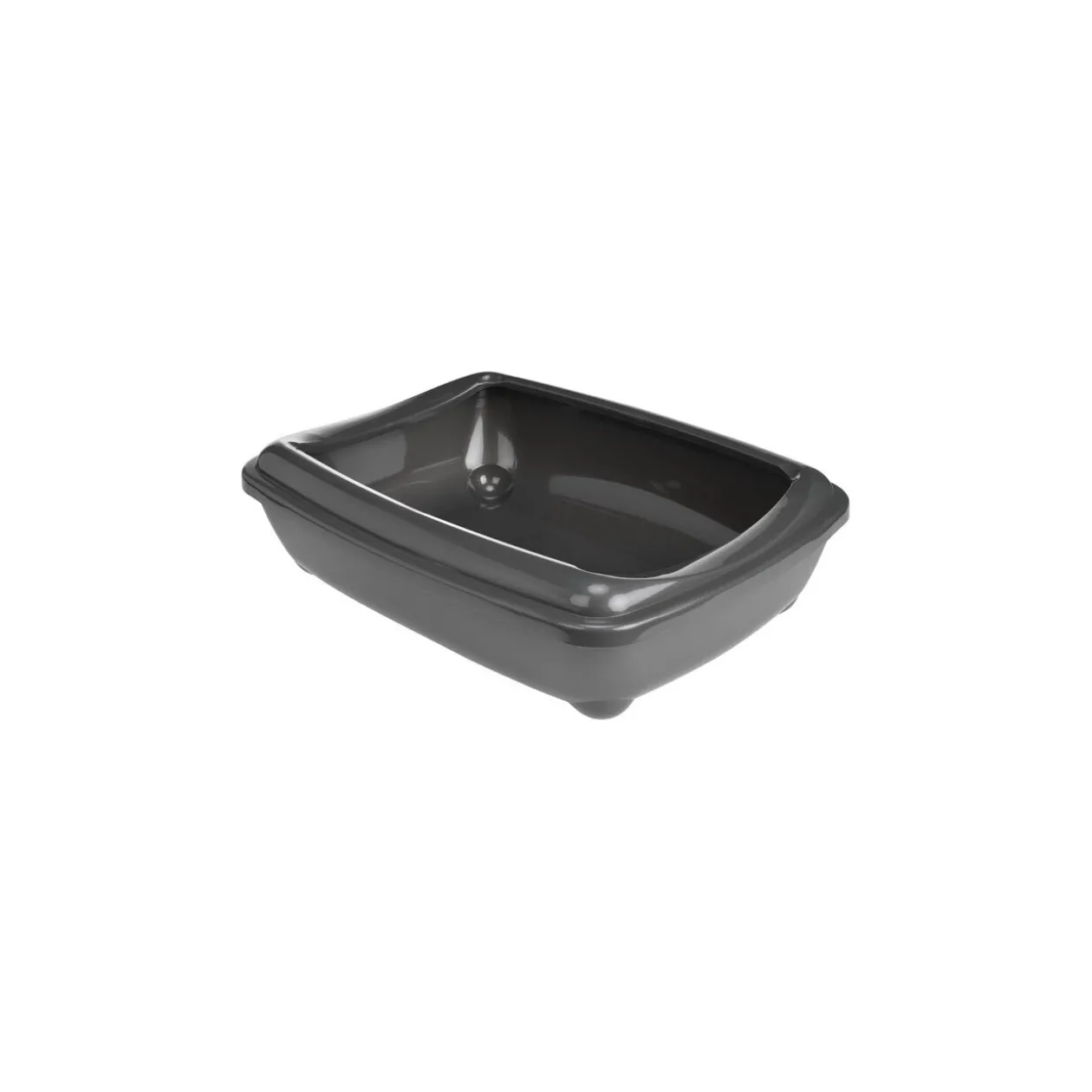 AniOne Bac à Litière Arist-O-Tray S gris foncé