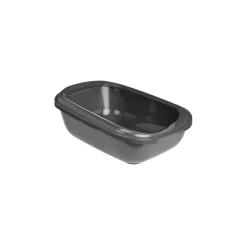 AniOne Bac à Litière pour chat Mega Tray L gris foncé