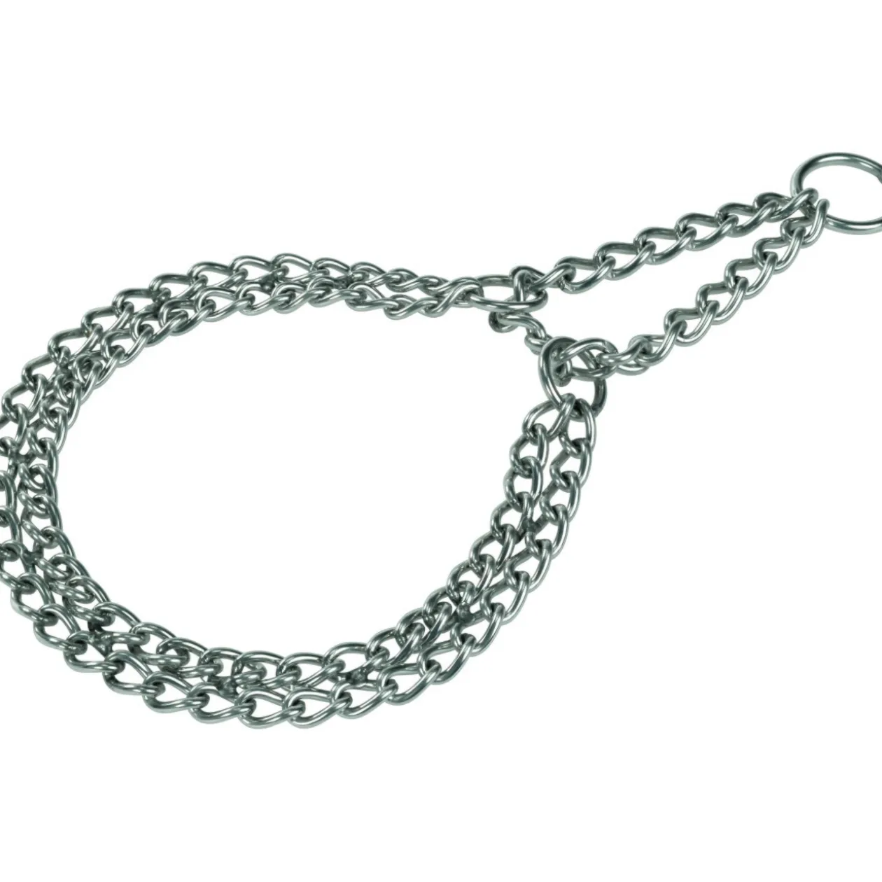 AniOne Collier de chaîne en acier chromé M