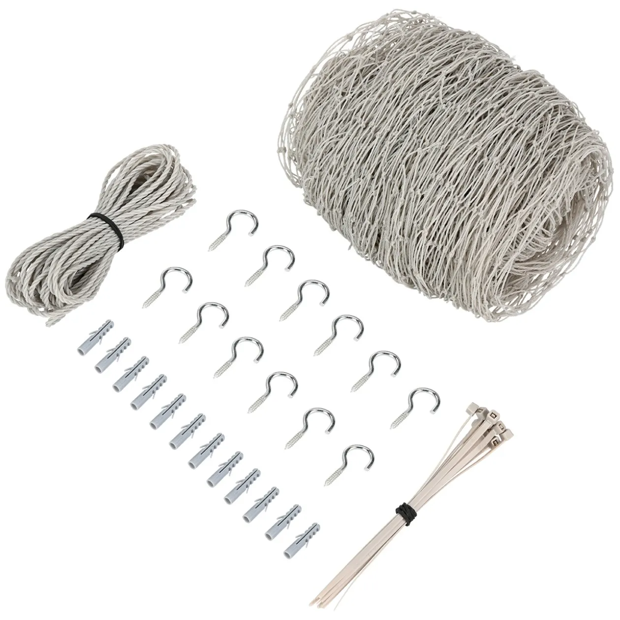 AniOne Filet de protection pour chat avec renfort de fil de fer 2 m, 6 m