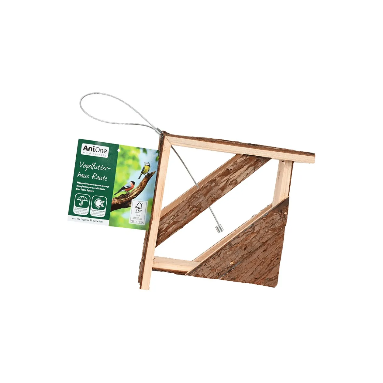 AniOne Mangeoire pour oiseaux Raute d’