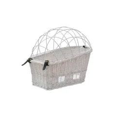 Aumüller Panier à vélo pour porte-bagages blanc