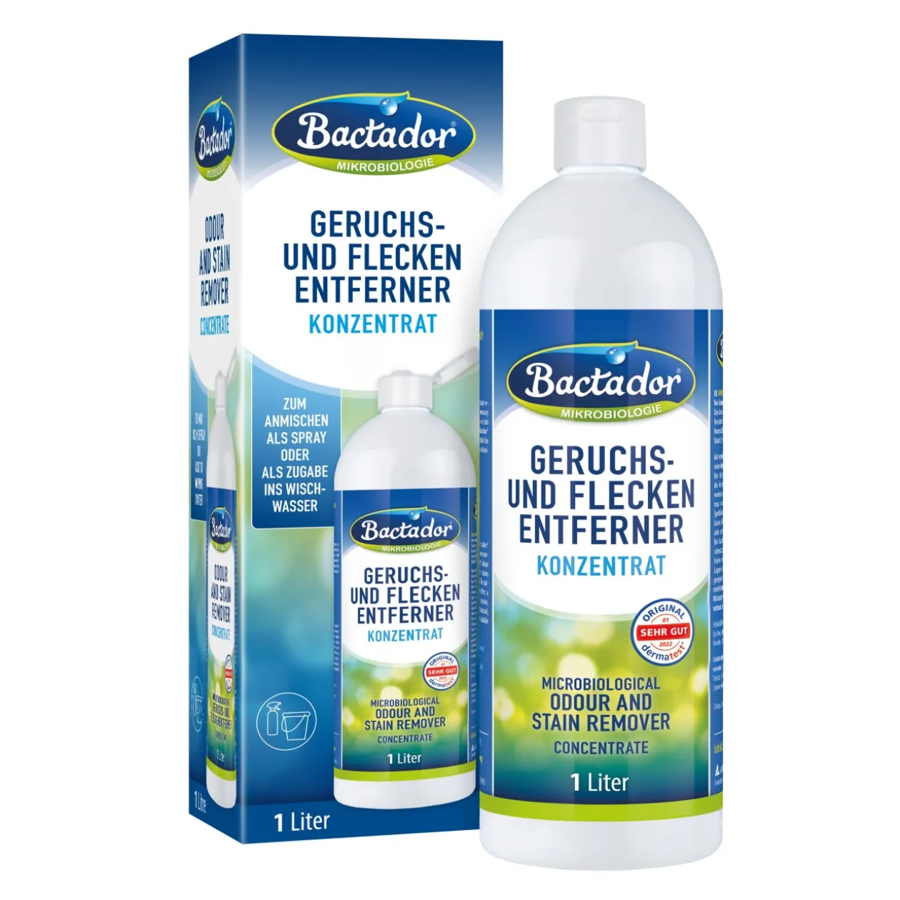 Bactador Concentré Éliminateur d'odeurs et de taches 1 L
