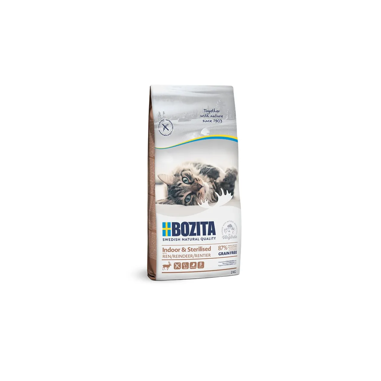 BOZITA Indoor & Sterilised Renne 2 kg