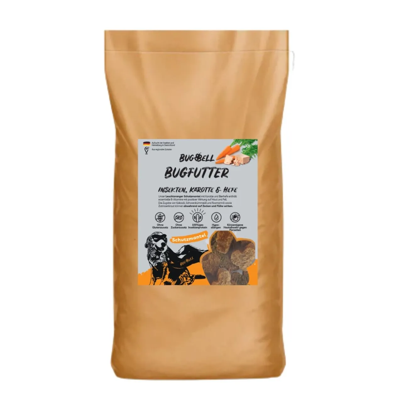 BugBell GmbH BugBell Adult Carotte & levure 900 g