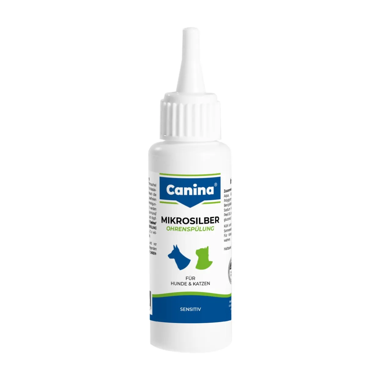 Canina Rinçage des oreilles au micro-argent 100 ml
