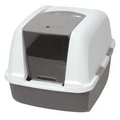 Catit Toilettes pour chat avec toit et système de filtration Airsift - Jumbo