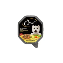 Cesar Recommandation du chef 14 x 150 g Morceaux de poulet, riz naturel et légumes