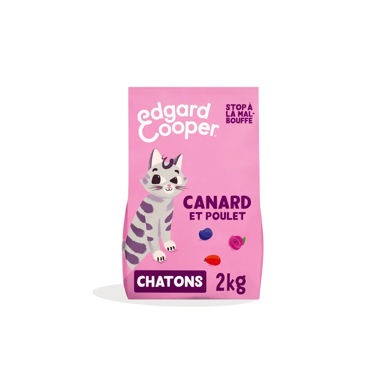 Edgard & Cooper Croquettes Canard & Poulet Chat Junior 2 kg