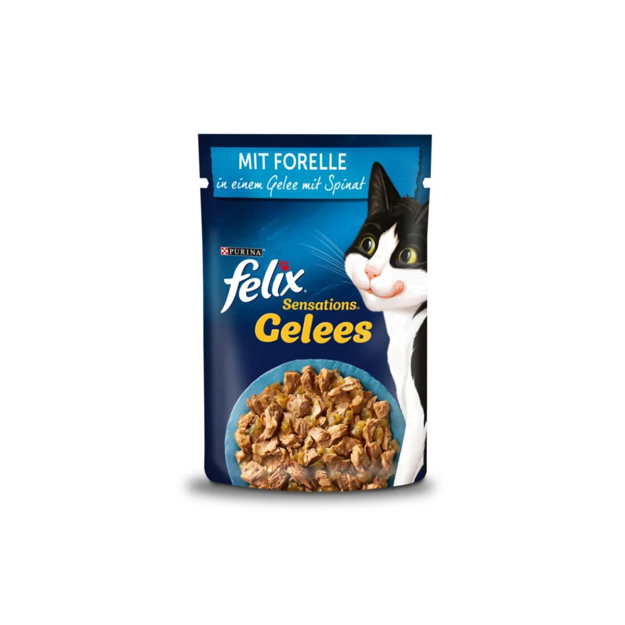 Felix Sensations Gelées Truite et épinards 26x85 g