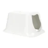 FIT+FUN Couvercle de toilettes pour chat Mix & Match Classic blanc