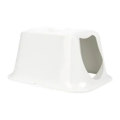 FIT+FUN Couvercle de toilettes pour chat Mix & Match Classic blanc