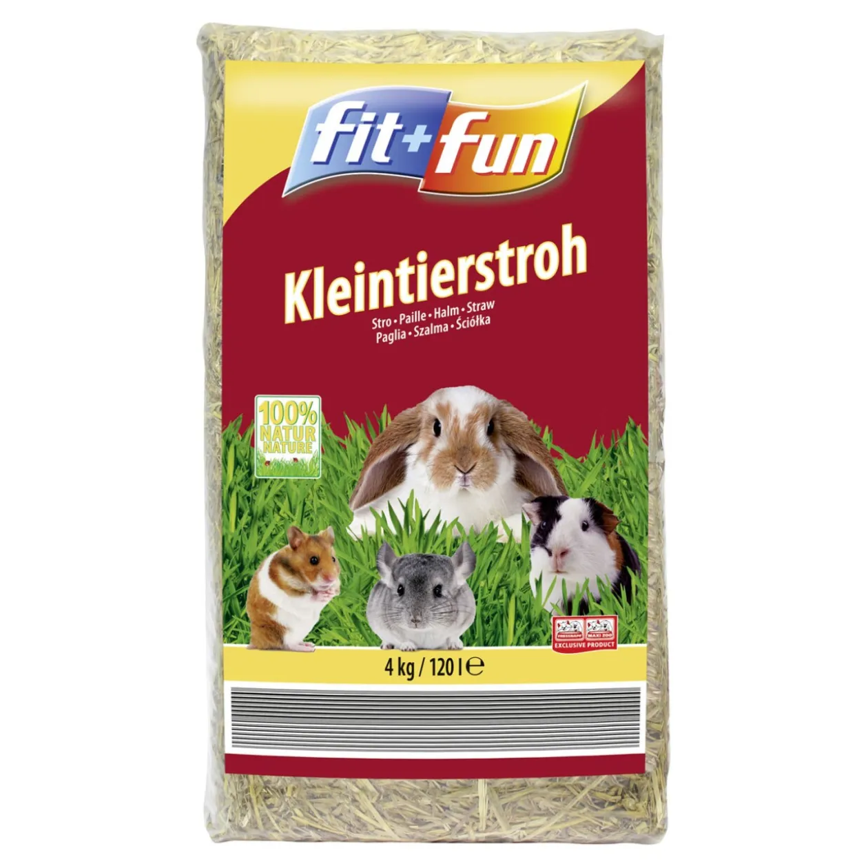 FIT+FUN Paille pour petits animaux 4 kg