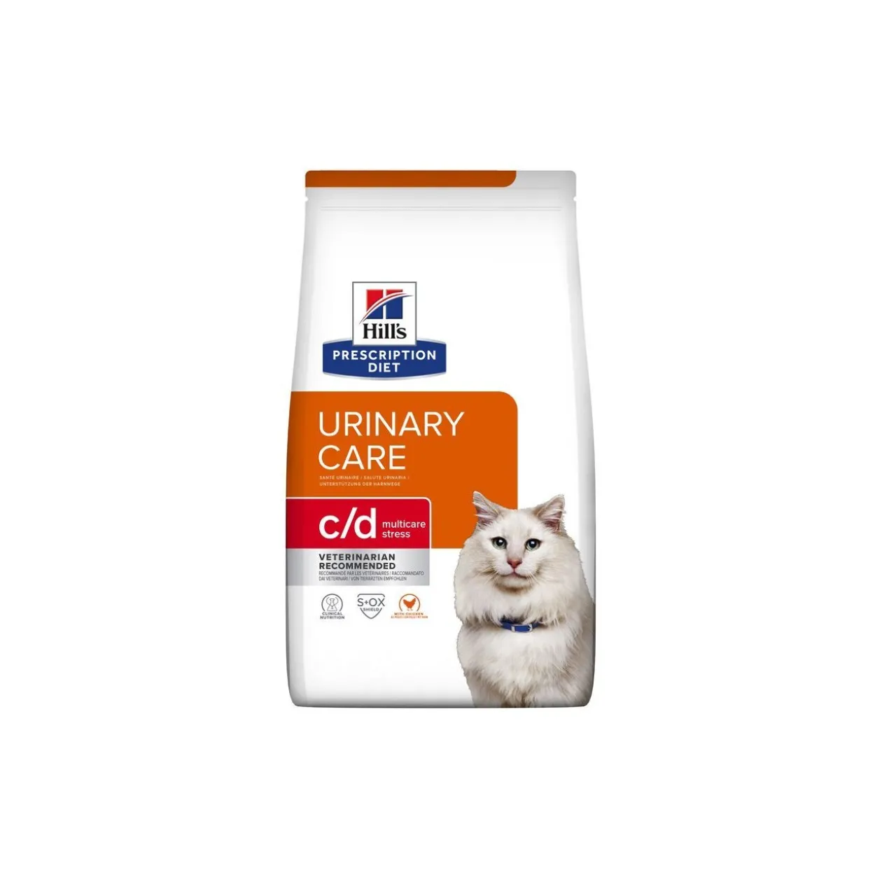 Hill's Prescription Diet c/d Urinary Stress Urinary Care Poulet 1,5 kg