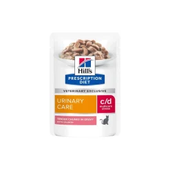 Hill's Prescription Diet c/d Urinary Stress Saumon 12x85 g