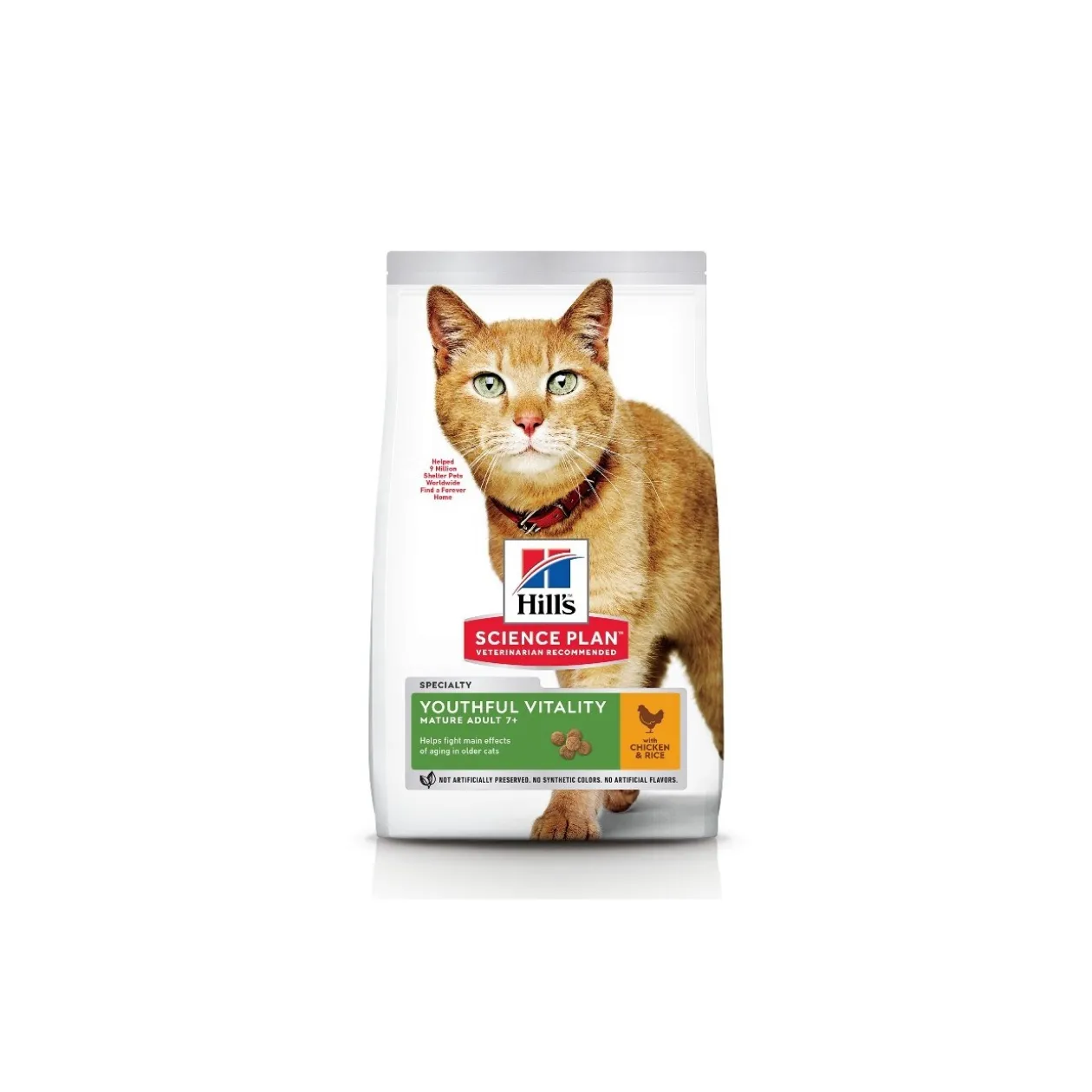Hill's Science Plan Youthful Vitality Adult Mature 7+ avec du poulet 1,5 kg