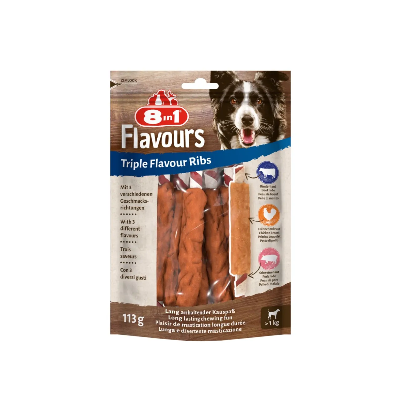 8in1 8en 1 Triple Flavour Ribs 6 pièces