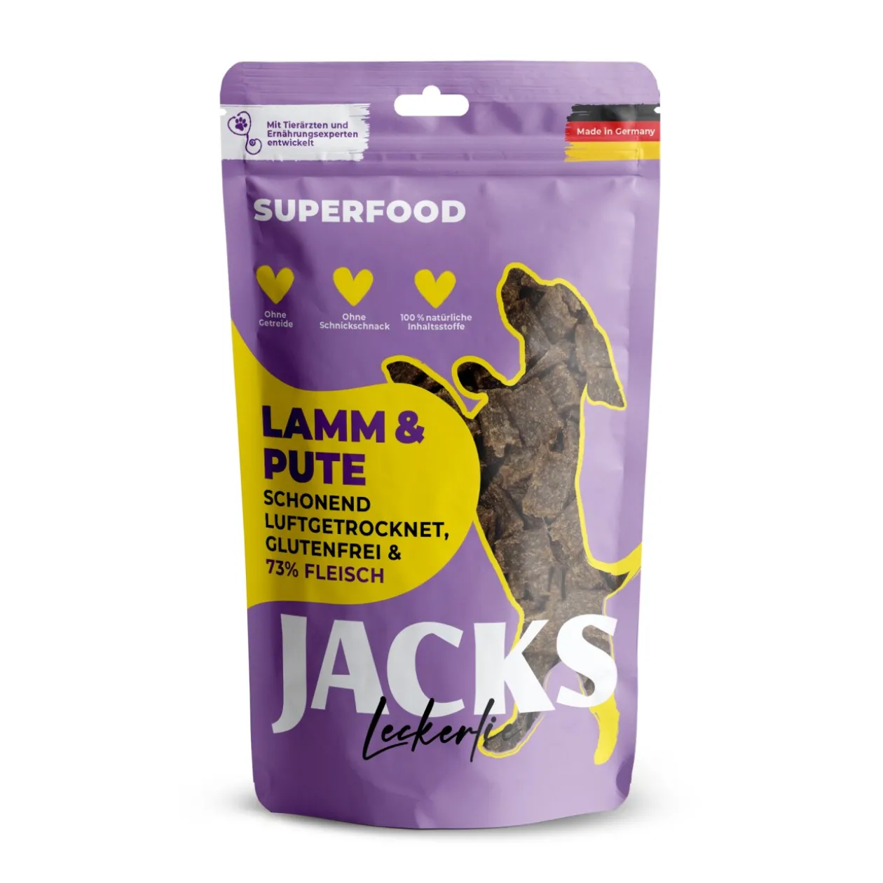 JACKS Splitter Soft Agneau & Dinde 90 g