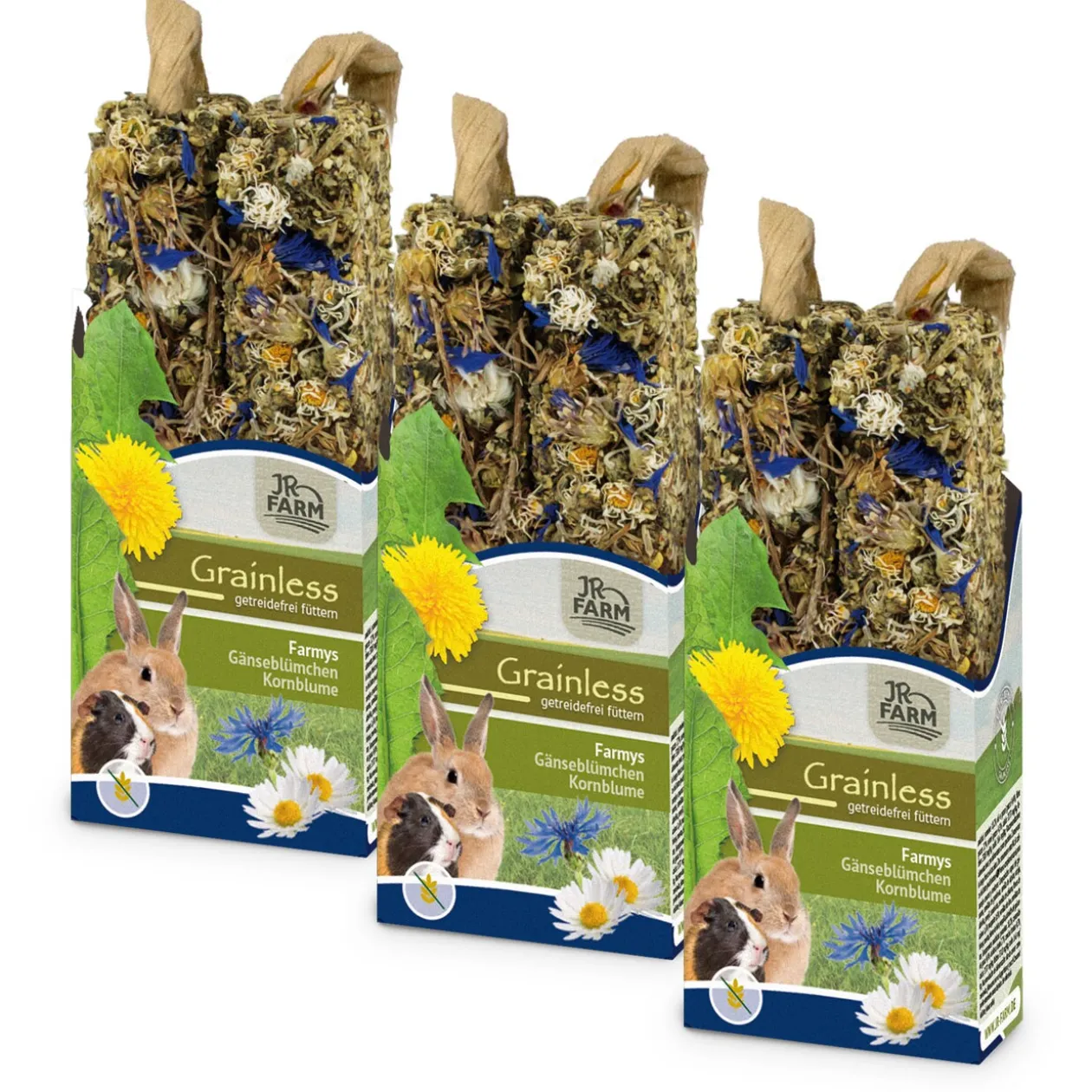 JR Farm Grainless Farmy’s Fleurs de pâquerettes 3p