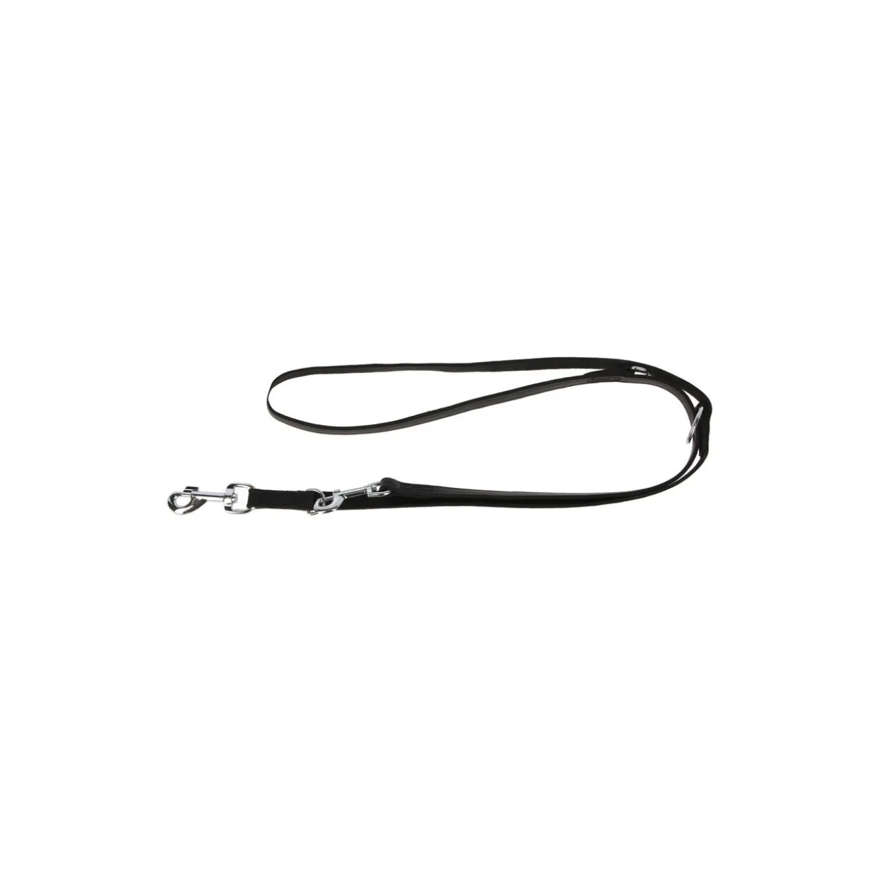 Kerbl Laisse VEGAS, noire, boucle ouvrable 22 mm 240 cm