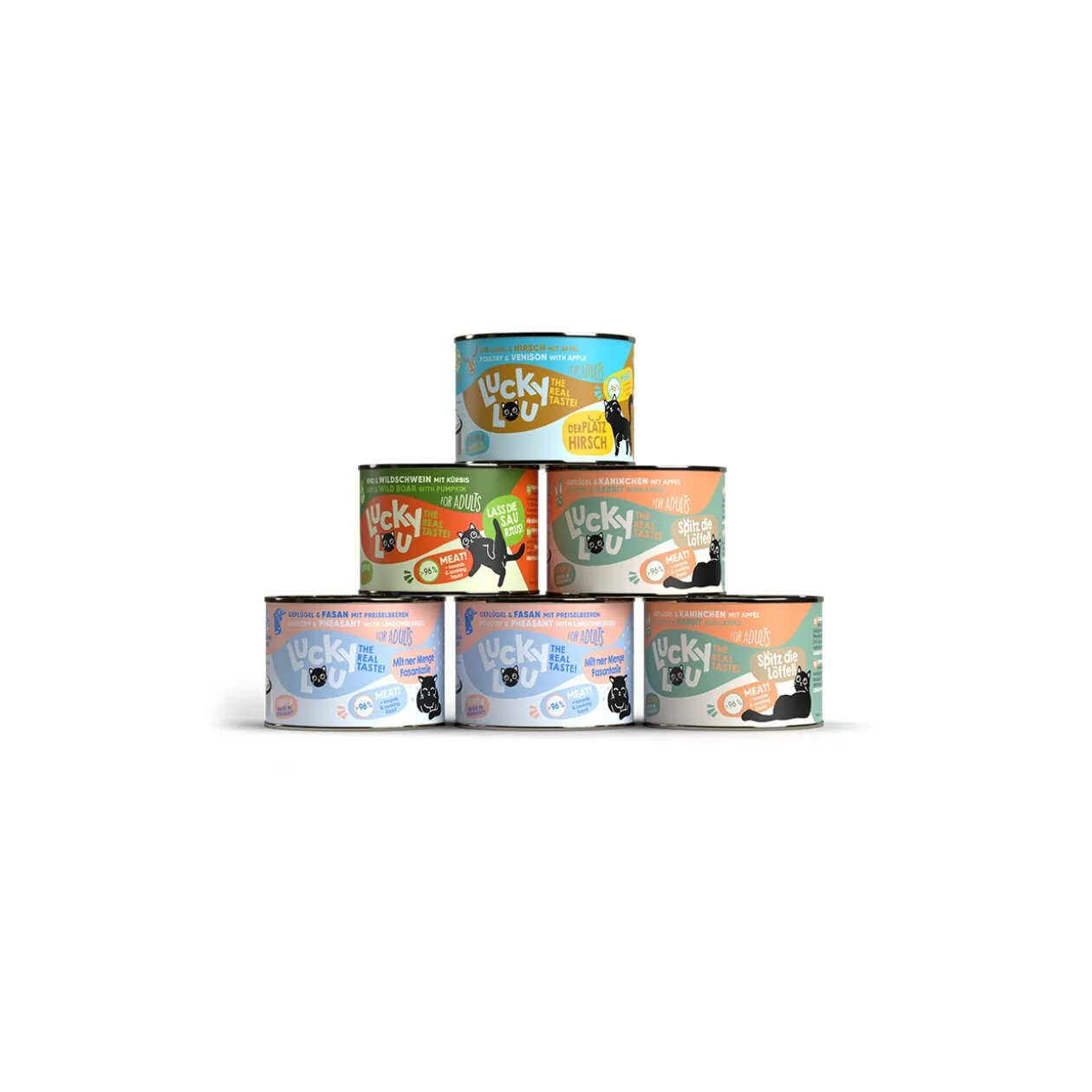 Lucky Lou Adult 6 x 200 g Wild-Mix