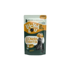 Lucky Lou Nourriture humide chat senior Volaille 16x125 g