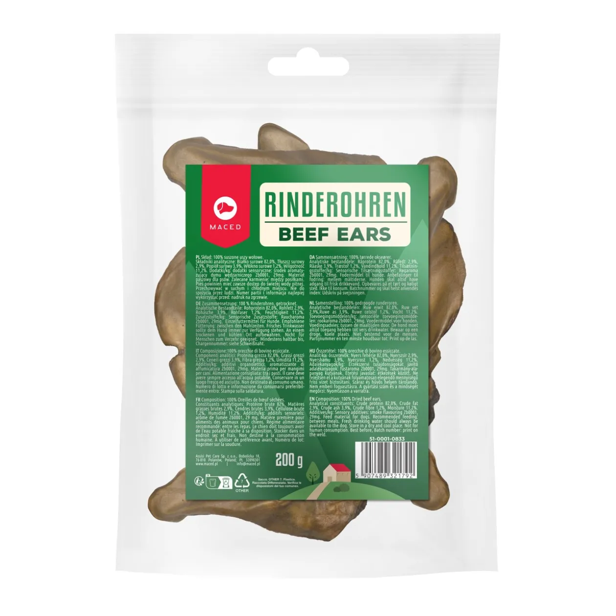 MACED Oreilles de bœuf 200 g