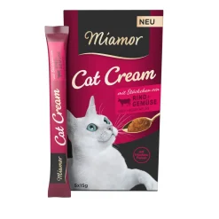 Miamor Cat Cream 11 x 5 x 15 g Bœuf et légumes