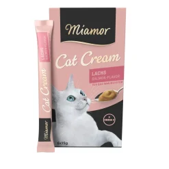 Miamor En-cas Cat à la crème de saumon 11 x 6 x 15 g