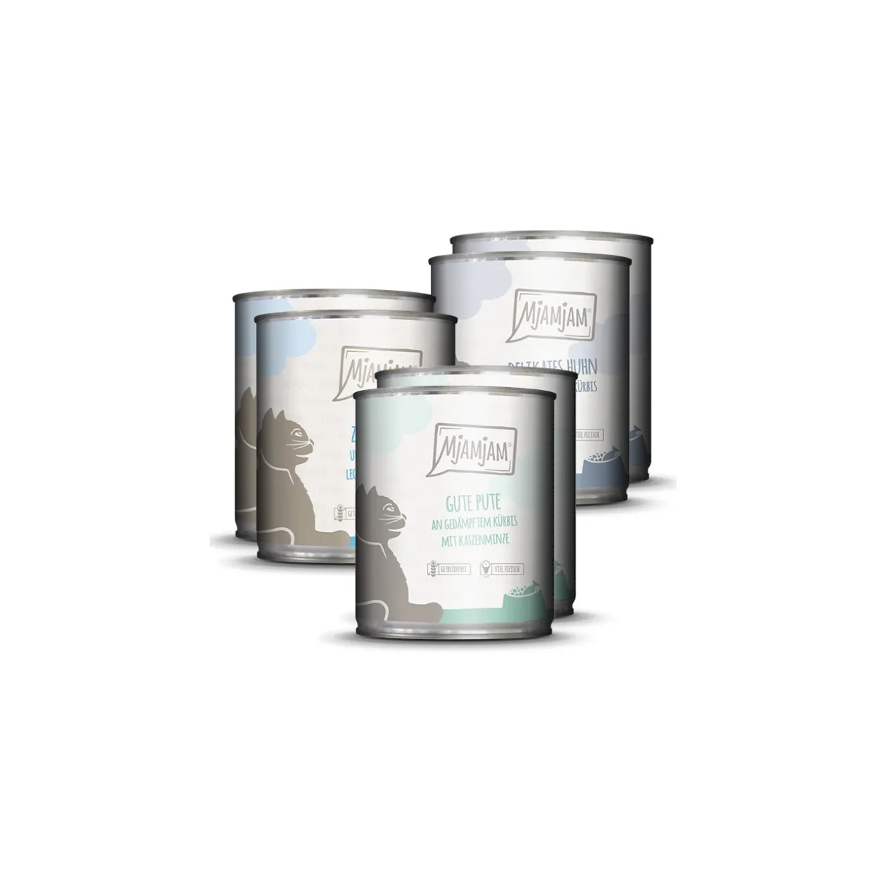 MjAMjAM nourriture humide pour chat adulte, pack mixte 6x800 g Pack mix 2