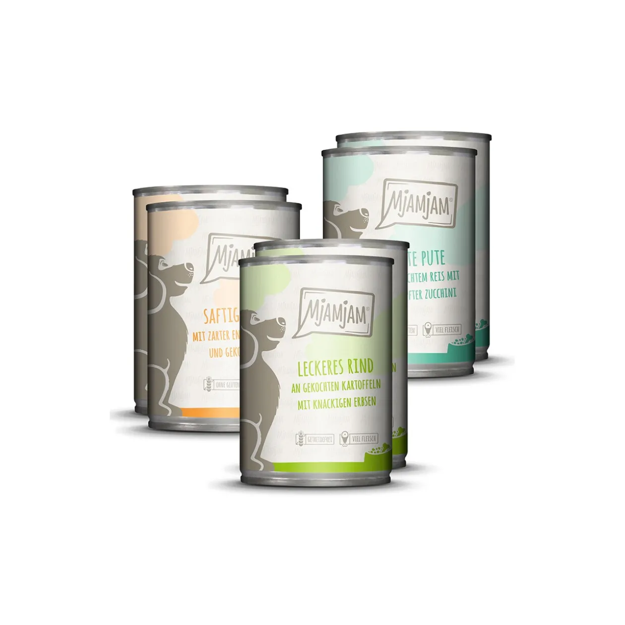 MjAMjAM Pack mixte Adult 6 x 400 g Pack mix 1