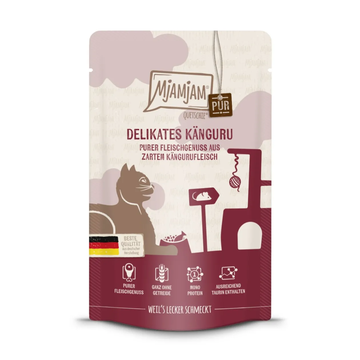 MjAMjAM Quetschieschie pur plaisir de la viande 12x125 g Kangourou 12x125 g