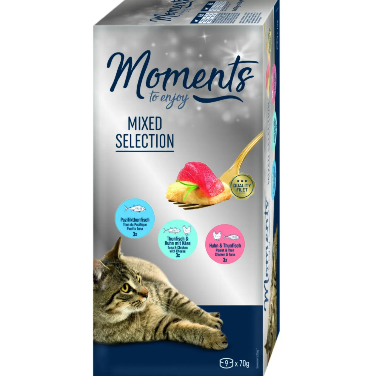 MOMENTS 9 x 70 g Variété de saveurs aux légumes