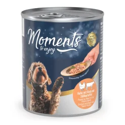 MOMENTS nourriture humide chien adulte Bœuf 6x220 g