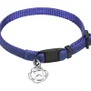 MORE Collier chat Royal coton bleu