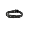 MORE Collier pour chat à strass noir