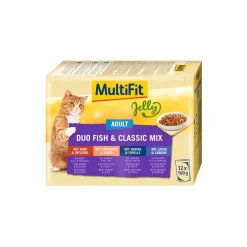 MultiFit Adult Jelly Duo Fish & Classic Mix Multipack 12x100 g