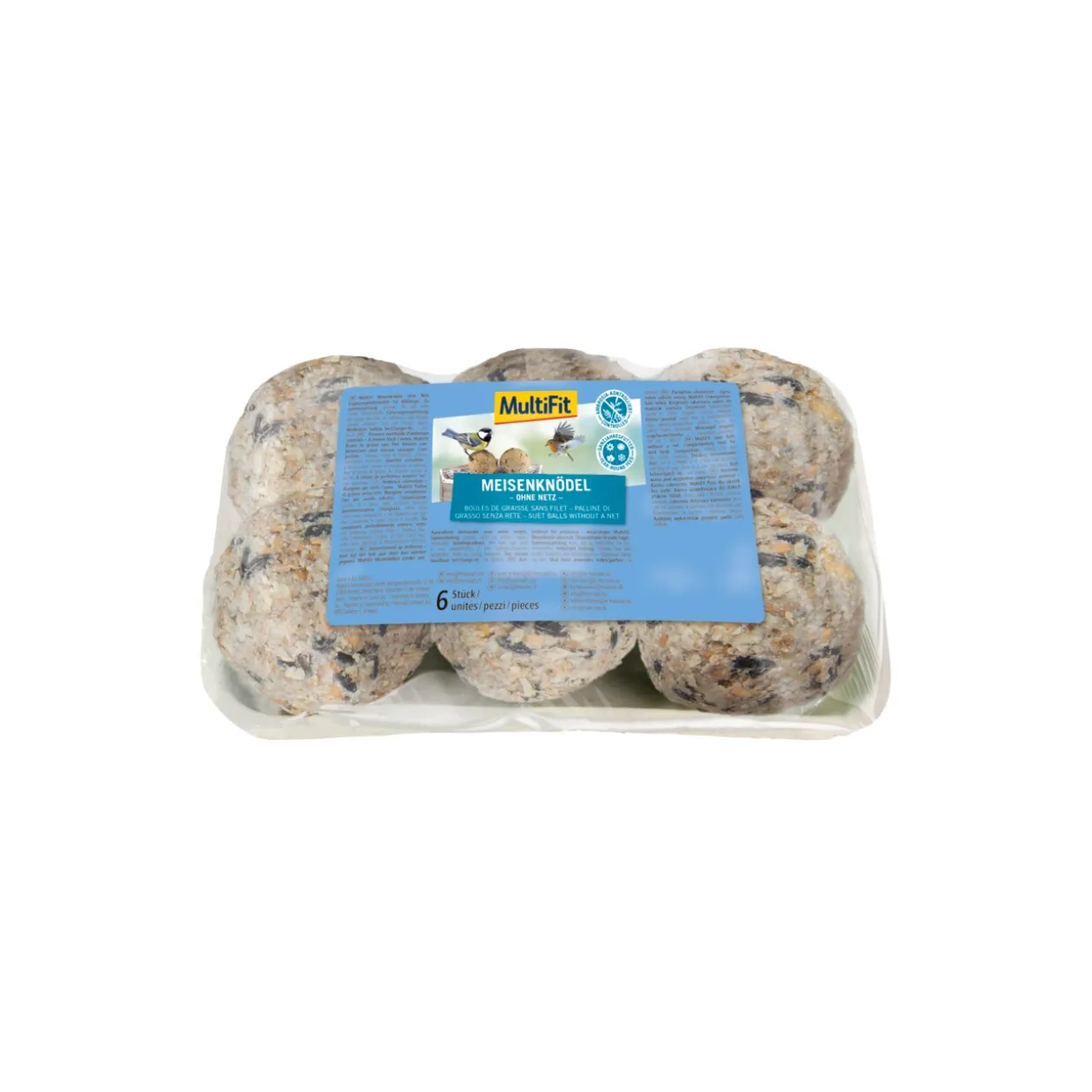 MultiFit Boules de mésanges 6 pces. 500g 1 pcs