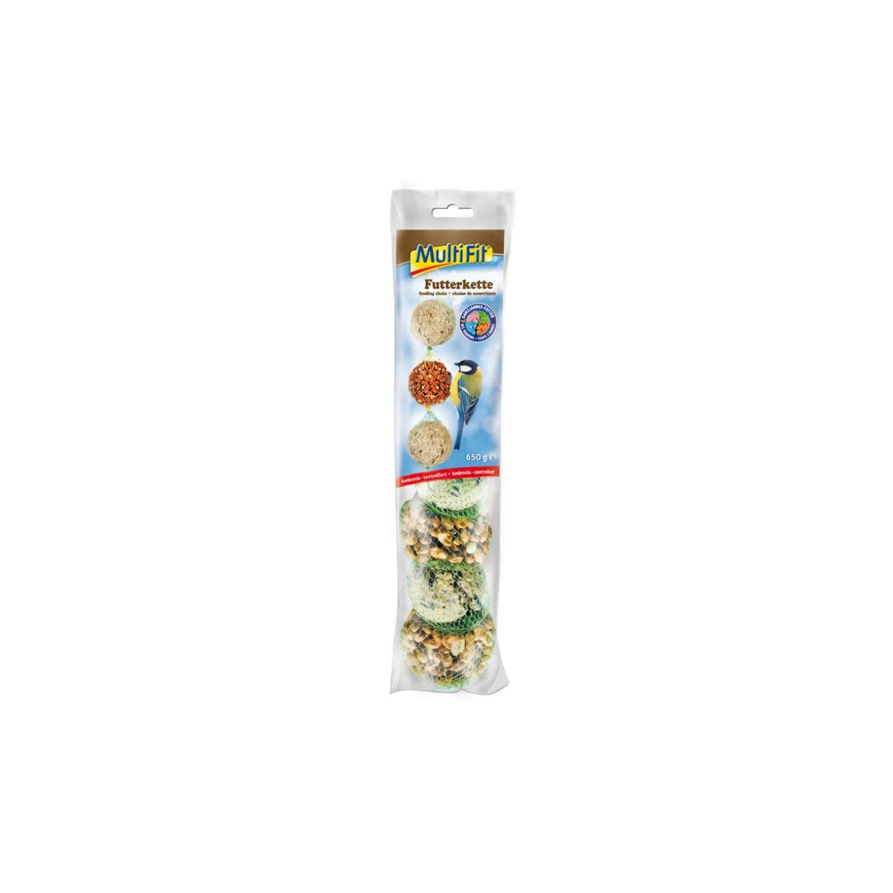MultiFit Chaîne d'aliment pour oiseaux à 8 pièces 650g