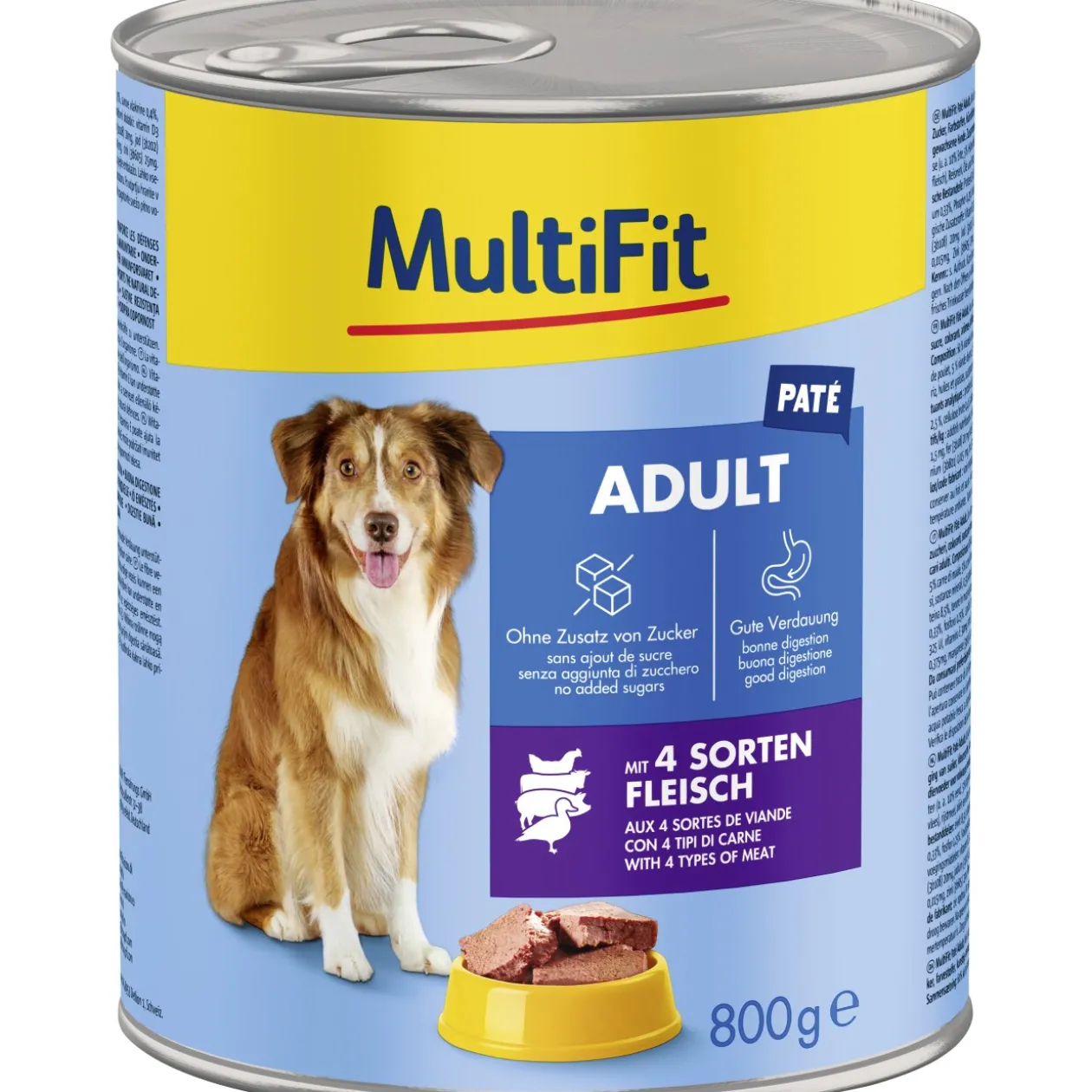 MultiFit Chunks en paté 6x800 g
