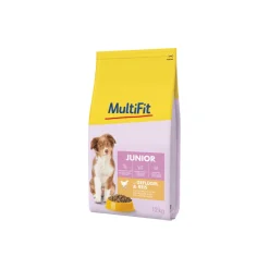 MultiFit Croquettes Chien Junior, avec Volaille & Riz 12 kg